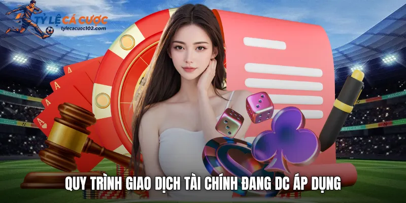 Quy trình giao dịch tài chính đang dc áp dụng
